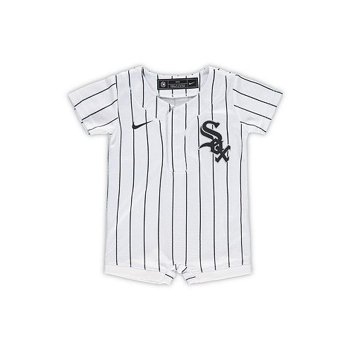 Nike Newborn and Infant Boys and Girls White Chicago White Sox Official Jersey Romper