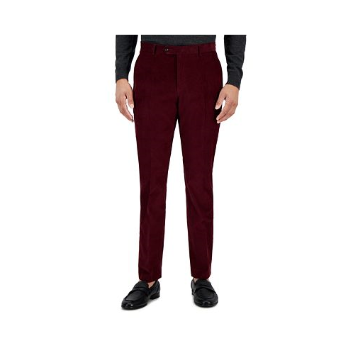 Tommy Hilfiger Mens Modern-Fit Solid Corduroy Pants
