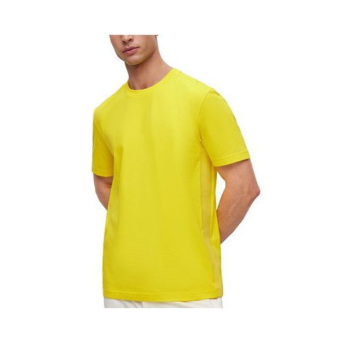 Hugo Boss Mens Regular-Fit Stretch Cotton T-shirt