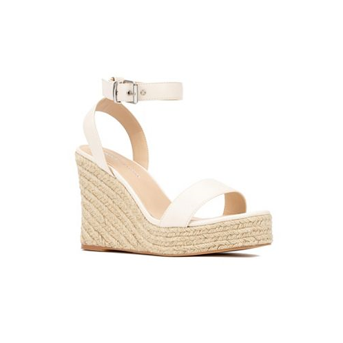 Fashion To Figure Womens Gale Wide Width Wedge Sandals