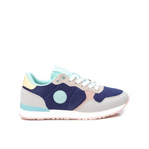 XTI Womens Sneakers By Navy With Multicolor Accent