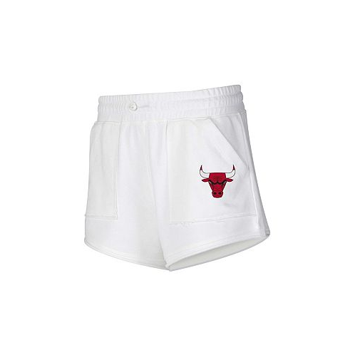 Concepts Sport Womens White Chicago Bulls Sunray Shorts