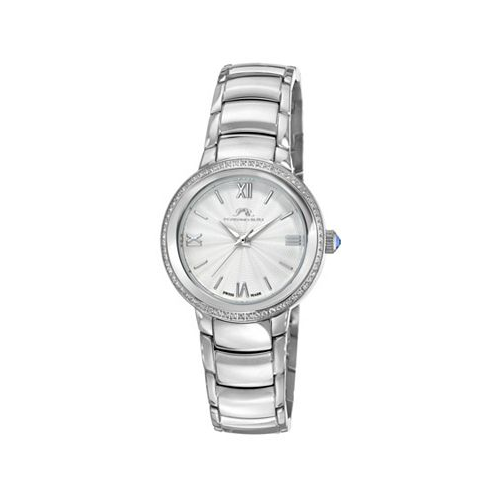 Porsamo Bleu Womens Luna Stainless Steel Bracelet Watch 1181ALUS