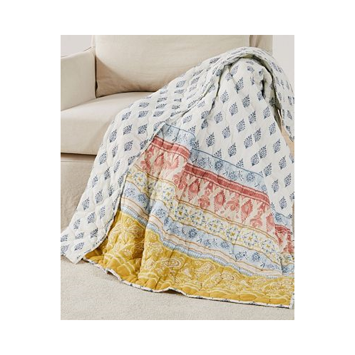 Levtex Tamiya Moroccan Inspired Reversible Quilted Throw 50 x 60