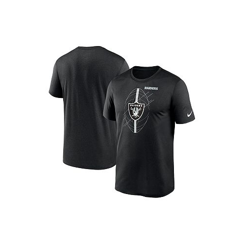 Nike Mens Black Las Vegas Raiders Legend Icon Performance T-shirt