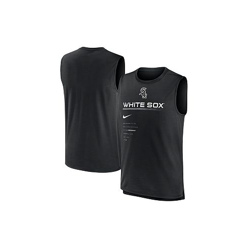 Nike Mens Black Chicago White Sox Exceed Performance Tank Top