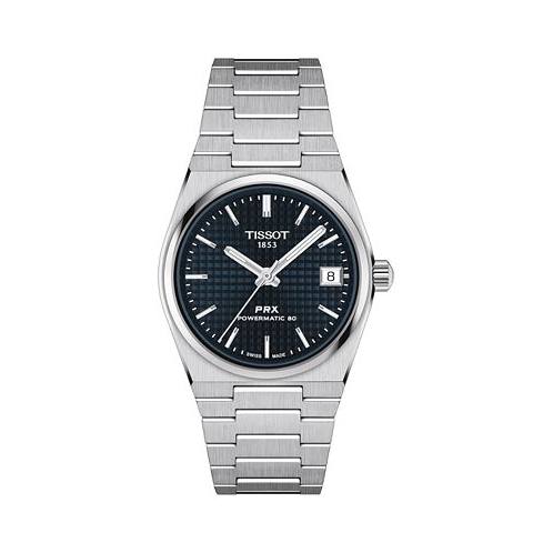 Tissot Unisex Swiss Automatic PRX Powermatic 80 Stainless Steel Bracelet Watch 35mm