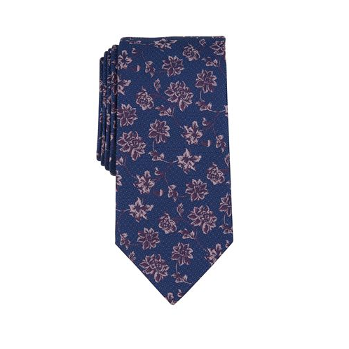 Michael Kors Mens Gegan Floral-Print Tie