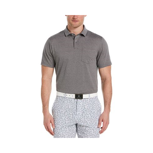 PGA TOUR Mens Fine-Knit Short-Sleeve Pocket Polo Shirt