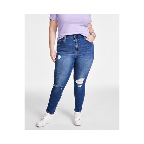 Levis Trendy Plus Size 721 High-Rise Skinny Jeans