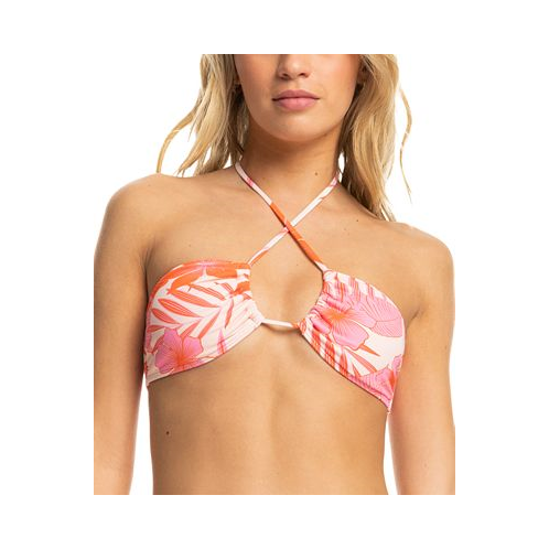 Roxy Juniors Printed Beach Classics Fashion Bikini Top