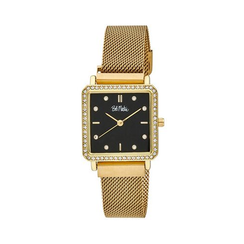Bob Mackie Unisex Quartz Gold-Tone Alloy Watch 28mm