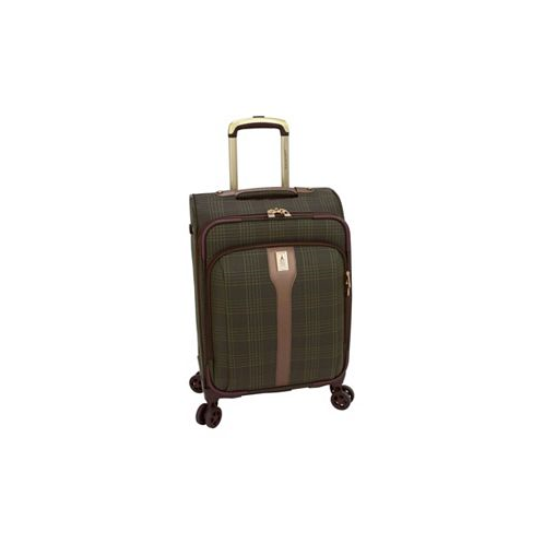 London Fog Brentwood III 20 Expandable Spinner Carry- on Soft Side