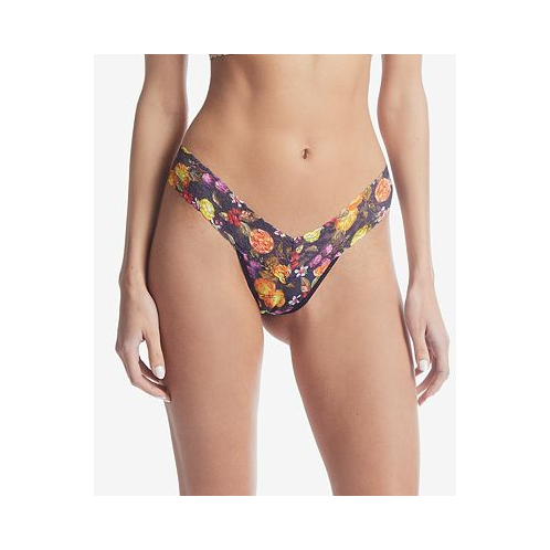 Hanky Panky Low-Rise Printed Lace Thong