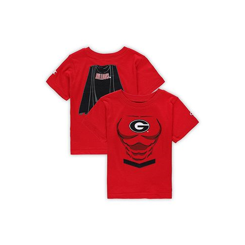 Champion Toddler Boys and Girls Red Georgia Bulldogs Super Hero T-shirt
