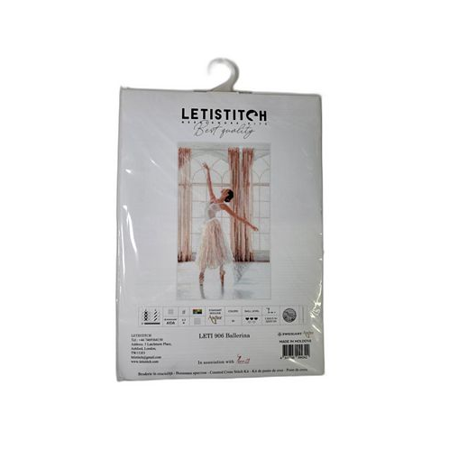 LetiStitch Counted Cross Stitch Kit Ballerina Leti906