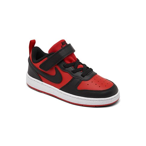 Nike Toddler Kids Court Borough Low Recraft Adjustable Strap Casual Sneakers from Finish Line