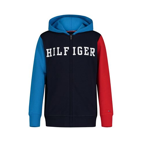 Tommy Hilfiger Toddler Boys Quadrant Zip Front Hoodie