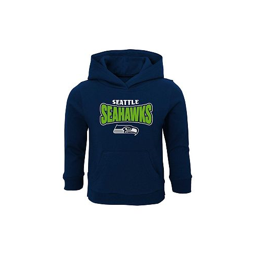 Outerstuff Toddler Boys and Girls College Navy Seattle Seahawks Draft Pick Pullover Hoodie