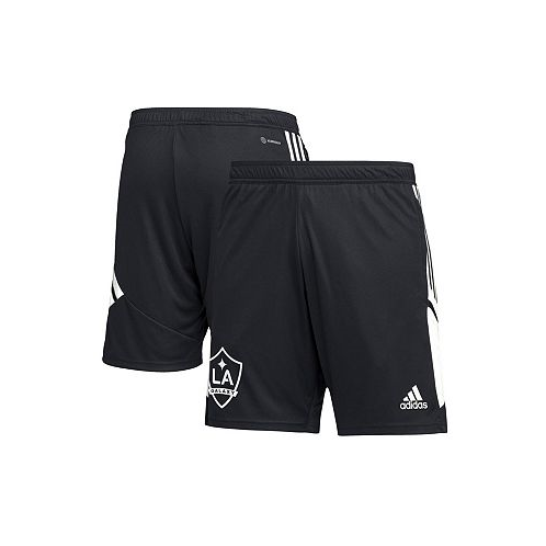 Adidas Mens Black LA Galaxy Soccer Training AEROREADY Shorts