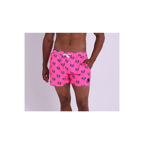 OOSC Mens Baewatch Neon Pink Swim Shorts