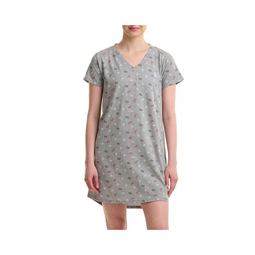 Tommy Hilfiger Womens V-Neck Short-Sleeve Sleepshirt