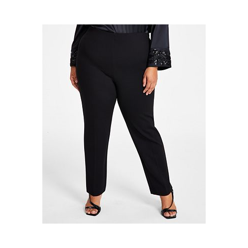 Anne Klein Plus Size Hollywood Slim-Fit Ankle Pants