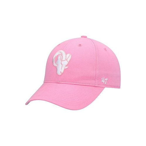 47 Brand Big Girls Pink Los Angeles Rams Rose MVP Adjustable Hat