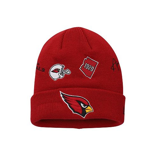 New Era Big Boys and Girls Cardinal Arizona Cardinals Identity Cuffed Knit Hat