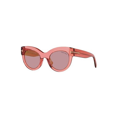 Tom Ford Womens Lucilla Sunglasses Mirror Gradient TR001699