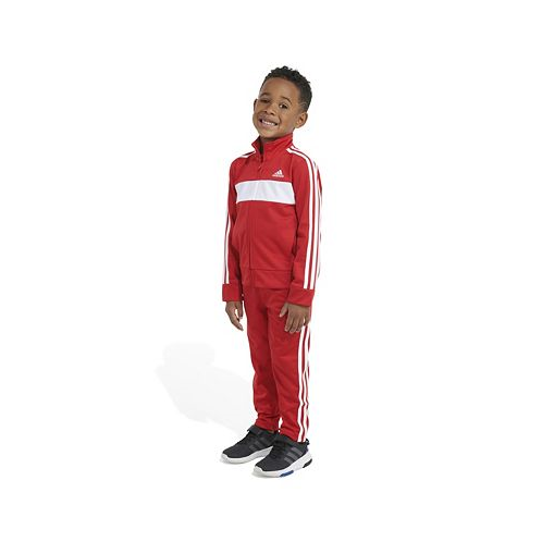 Adidas Little Boys Essential Tricot Jacket and Pant 2 Piece Set