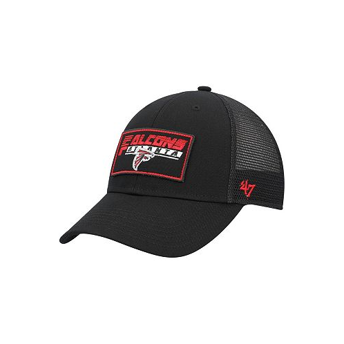 47 Brand Big Boys and Girls Black Atlanta Falcons Levee MVP Trucker Adjustable Hat