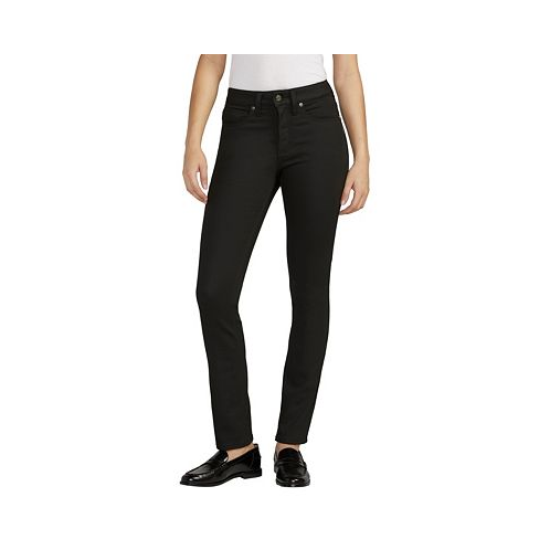 Silver Jeans Co. Womens Most Wanted Mid Rise Straight Leg Jeans