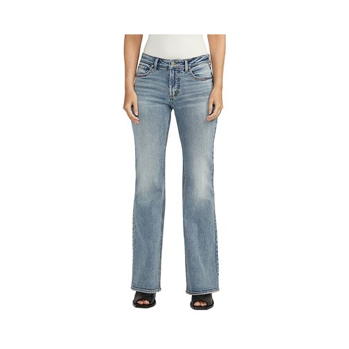 Silver Jeans Co. Womens Be Low Low Rise Flare Jeans