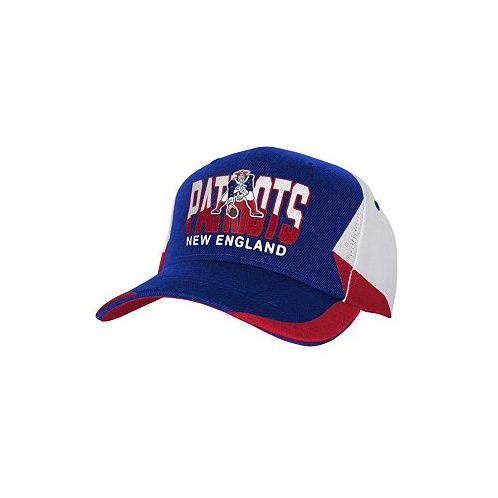 Mitchell & Ness Big Boys and Girls Royal New England Patriots Retro dome Precurved Adjustable Hat