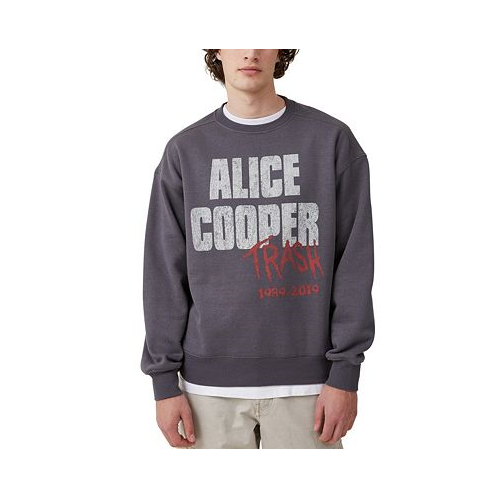 COTTON ON Mens Alice Cooper Crew Sweater