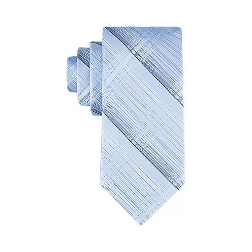 Calvin Klein Mens Ansel Shaded Plaid Tie