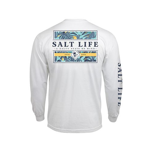 Mens Salt Life Lounge Life Graphic Long Sleeve T-Shirt
