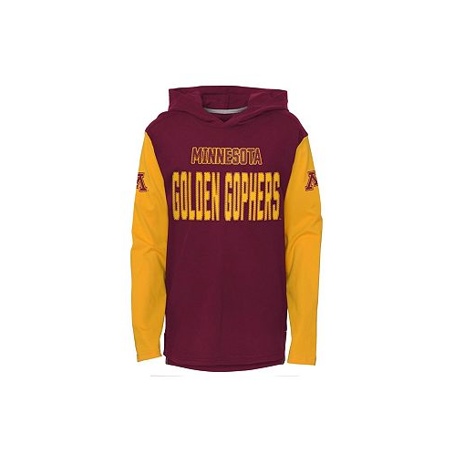 Outerstuff Big Boys Maroon Minnesota Golden Gophers Heritage Hoodie Long Sleeve T-shirt