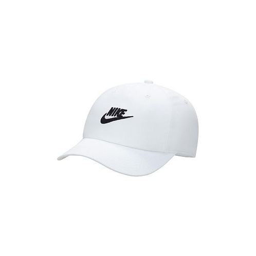 Nike Youth Boys and Girls White Futura Club Performance Adjustable Hat