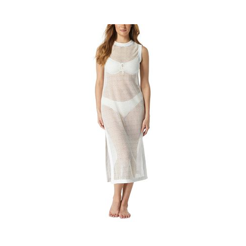 Coco Reef Womens Coquette High-Neck Cover-Up Dress