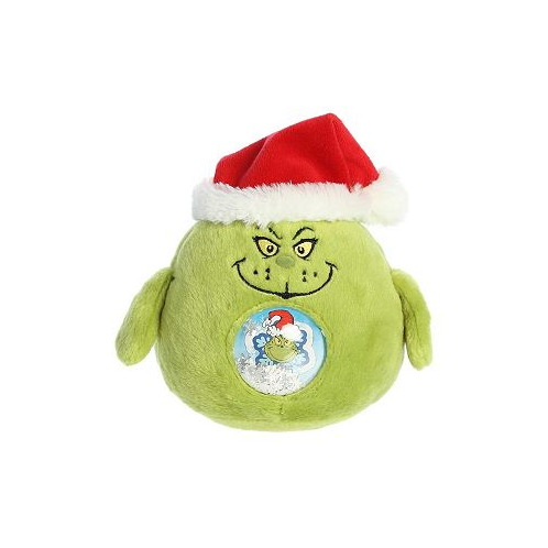 Aurora Small Shaker Grinch Dr. Seuss Whimsical Plush Toy Green 7.5