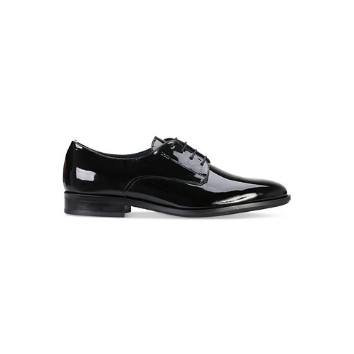 BOSS Mens Colby Derby Patent Leather Dress Shoes