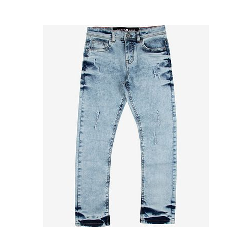 XRAY Big Boys Light Washed Distressed Stretch Jeans - Child