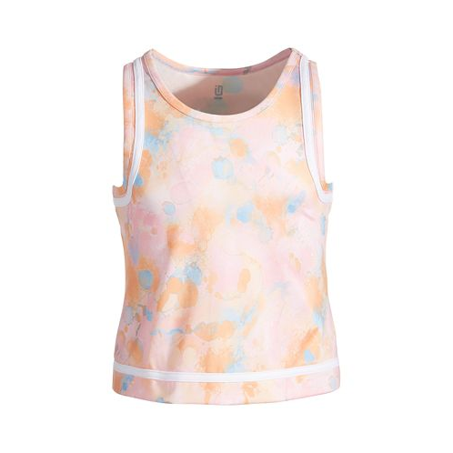 ID Ideology Big Girls Dreamy Bubble Printed Tank Top with Piping