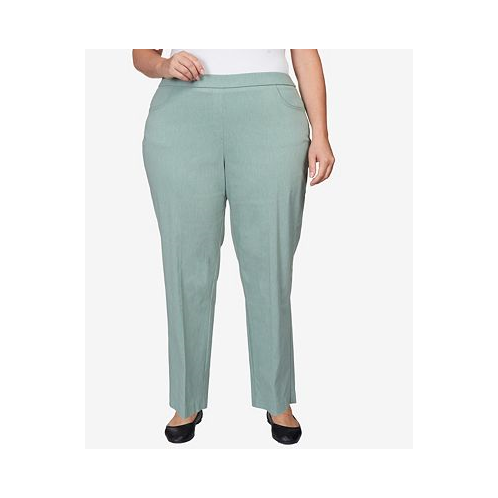 Alfred Dunner Plus Size St.Moritz Allure Fly Front Average Length Pants