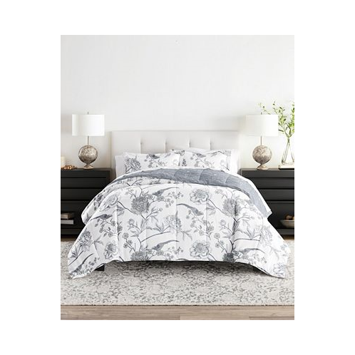 Ienjoy Home Home Collection Premium Molly Botanicals Reversible Comforter Set Full/Queen