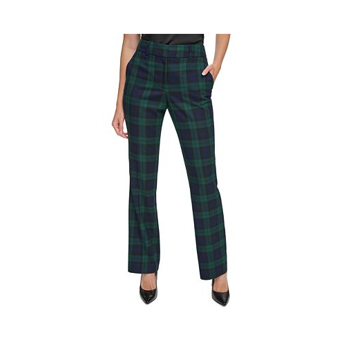 Tommy Hilfiger Womens Mid-Rise Bootcut Trousers