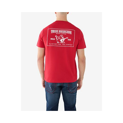 True Religion Mens Short Sleeve Box Horseshoe T-shirt