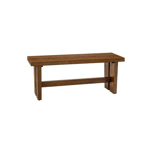 INK+IVY 45 Frank Wide Wood Dining Bench